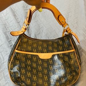 Dooney & Bourne coated Signature hobo bag